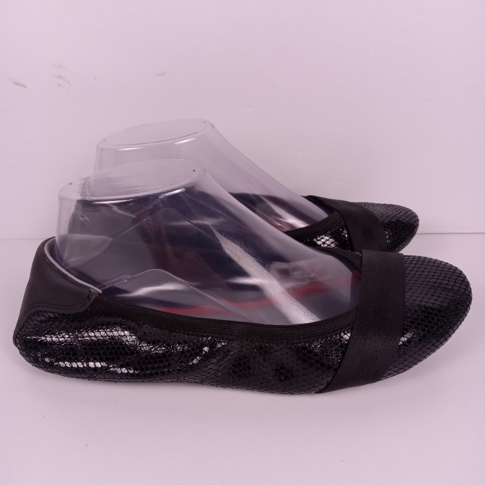 Puma Rhythm Shine Black Python Snake Texture Ball… - image 2